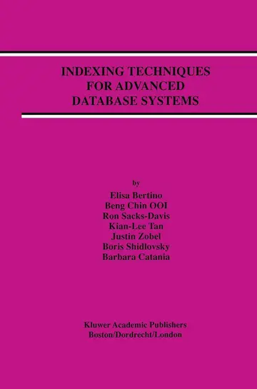 Cover of Indexing Techniques for Advanced Database Systems