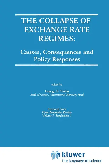 Cover of The Collapse of Exchange Rate Regimes