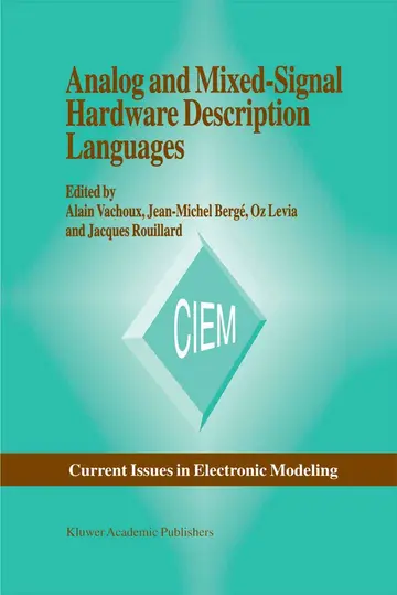 Cover of Analog and Mixed-Signal Hardware Description Language