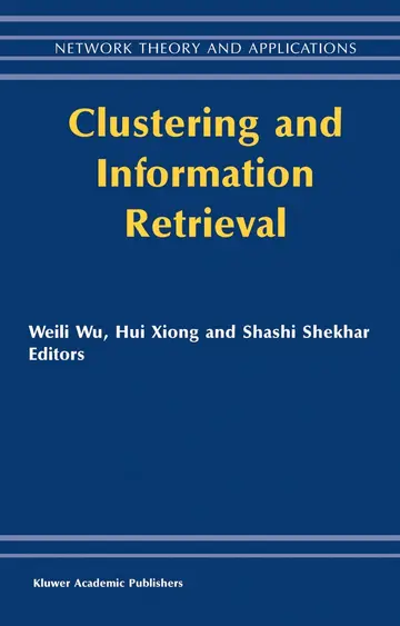 Cover of Clustering and Information Retrieval