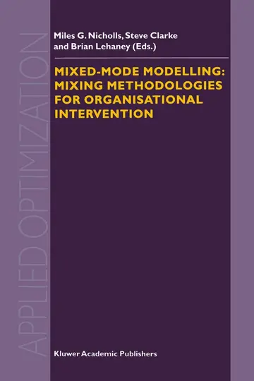 Cover of Mixed-Mode Modelling