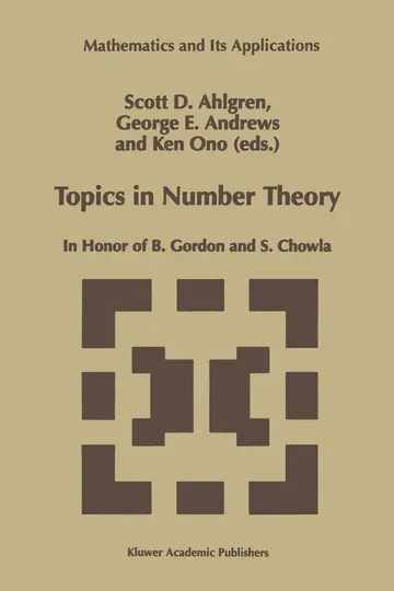 Cover of Topics in Number Theory