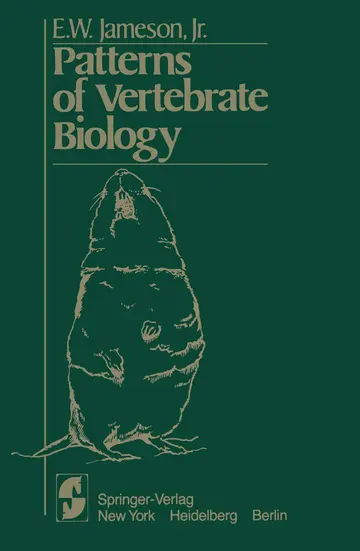 Cover of Patterns of Vertebrate Biology