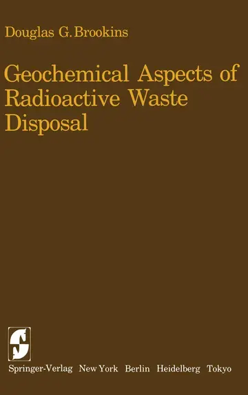Cover of Geochemical Aspects of Radioactive Waste Disposal