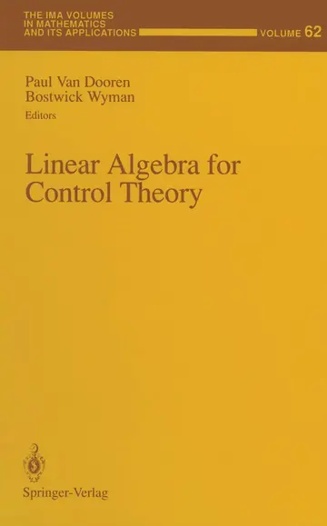 Cover of Linear Algebra for Control Theory
