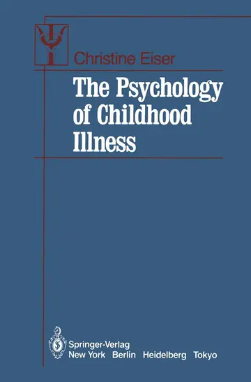 Cover of The Psychology of Childhood Illness