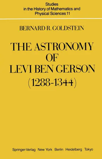Cover of The Astronomy of Levi ben Gerson (1288–1344)