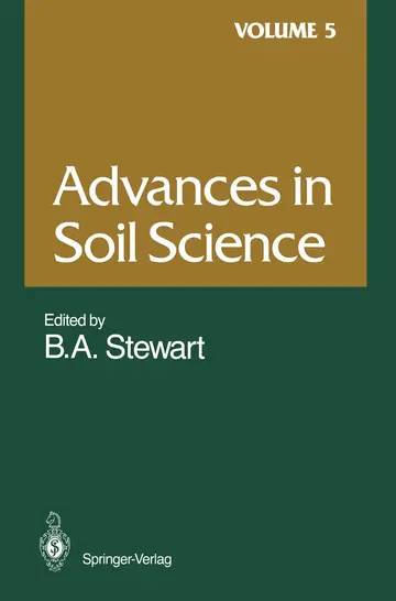 Cover of Advances in Soil Science
