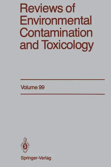 Cover of Reviews of Environmental Contamination and Toxicology