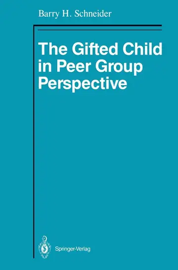 Cover of The Gifted Child in Peer Group Perspective