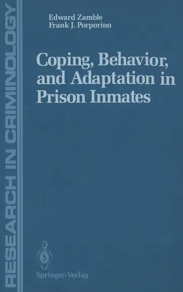 Cover of Coping, Behavior, and Adaptation in Prison Inmates