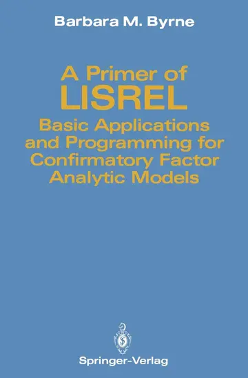 Cover of A Primer of LISREL