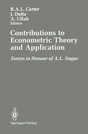 Cover of Contributions to Econometric Theory and Application