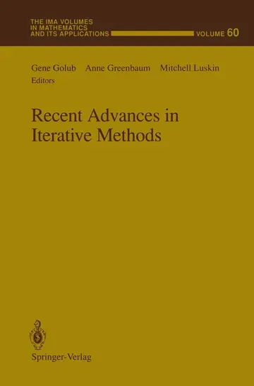 Cover of Recent Advances in Iterative Methods