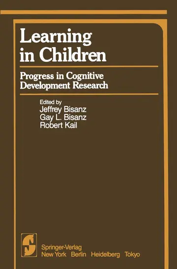 Cover of Learning in Children