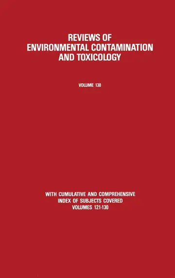 Cover of Reviews of Environmental Contamination and Toxicology