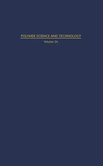 Cover of Advances in Polymer Friction and Wear