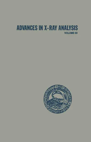 Cover of Advances in X-Ray Analysis