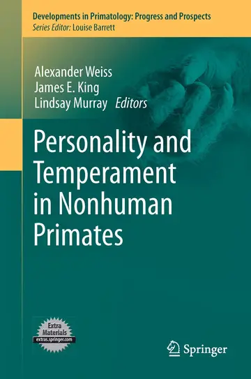 Cover of Personality and Temperament in Nonhuman Primates
