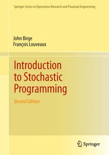 Cover of Introduction to Stochastic Programming