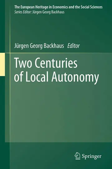 Cover of Two Centuries of Local Autonomy