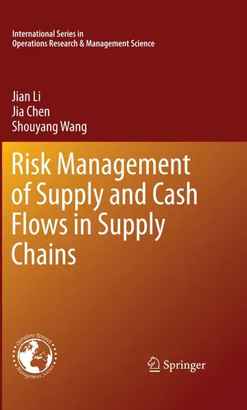 Cover of Risk Management of Supply and Cash Flows in Supply Chains