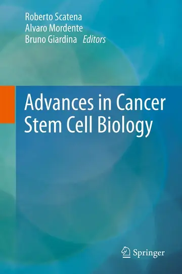 Cover of Advances in Cancer Stem Cell Biology