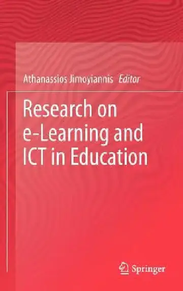 Cover of Research on E-Learning and ICT in Education