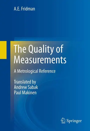 Cover of The Quality of Measurements