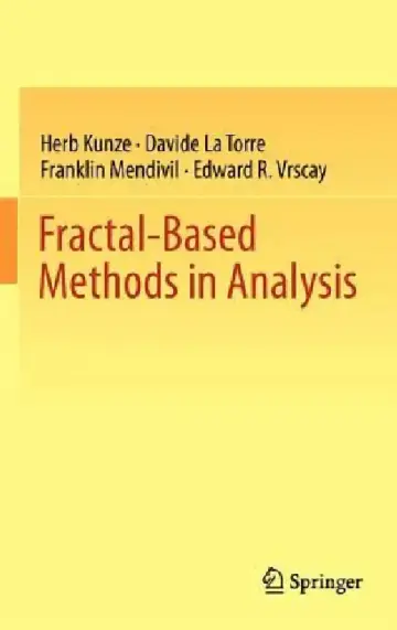 Cover of Fractal-Based Methods in Analysis