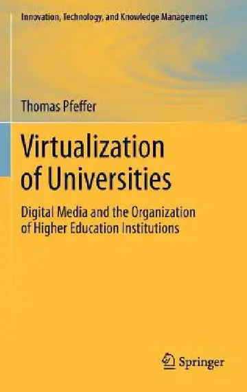 Cover of Virtualization of Universities