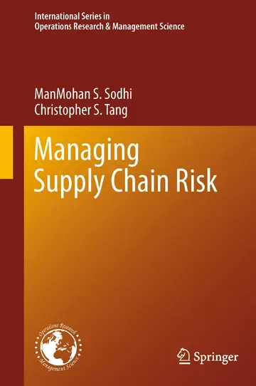Cover of Managing Supply Chain Risk