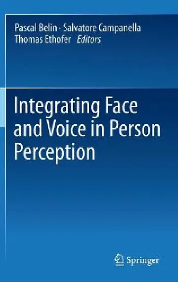Cover of Integrating Face and Voice in Person Perception