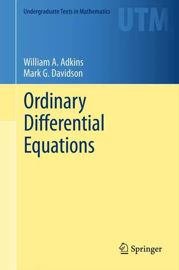 Cover of Ordinary Differential Equations (Hb 2012)