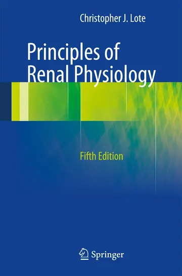 Cover of Principles of Renal Physiology
