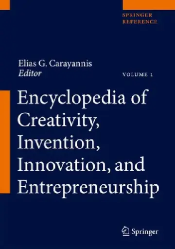 Cover of Encyclopedia of Creativity, Invention, Innovation and Entrepreneurship