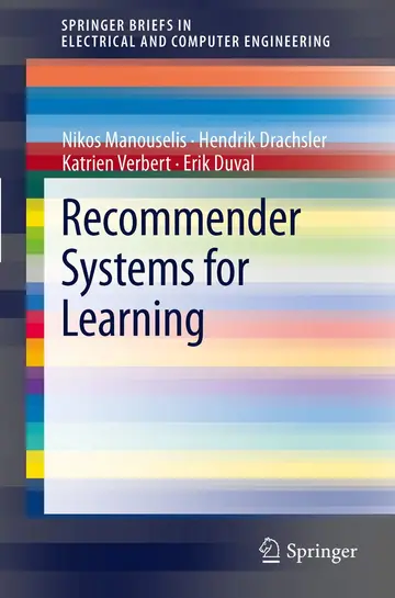 Cover of Recommender Systems for Learning