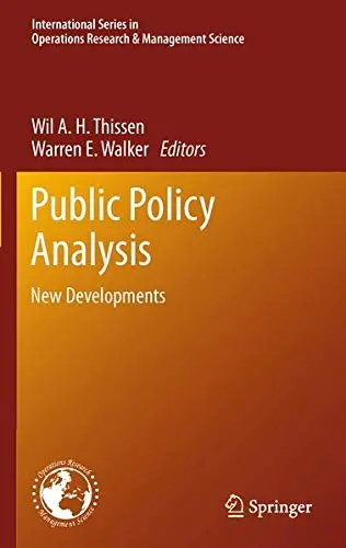 Cover of Public Policy Analysis