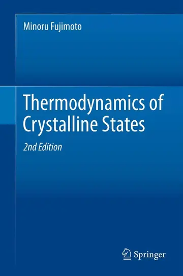 Cover of Thermodynamics of Crystalline States
