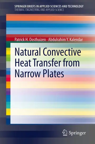 Cover of Natural Convective Heat Transfer from Narrow Plates (SpringerBriefs in Applied Sciences and Technology