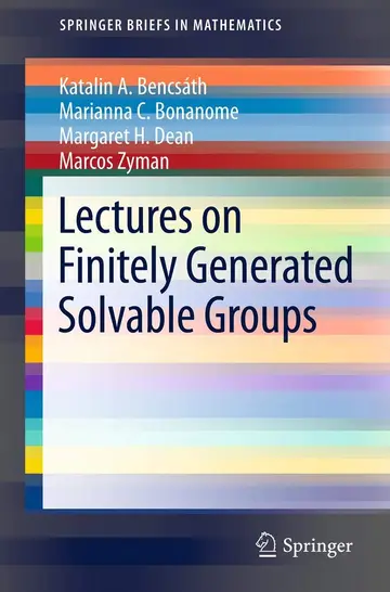Cover of Lectures on Finitely Generated Solvable Groups