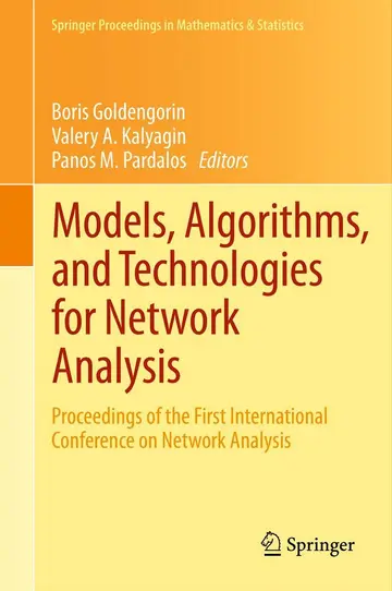 Cover of Models, Algorithms, and Technologies for Network Analysis