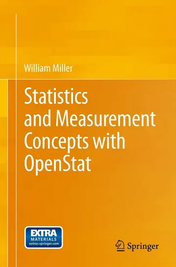 Cover of Statistics and Measurement Concepts with Openstat