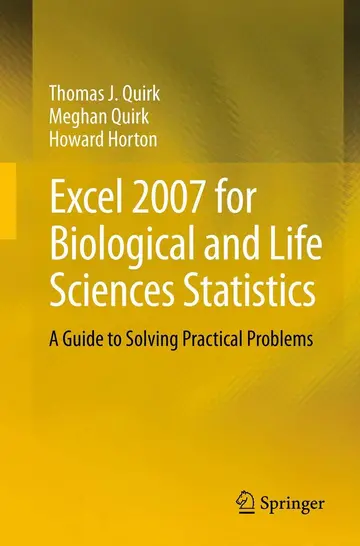 Cover of Excel 2007 for Biological and Life Sciences Statistics