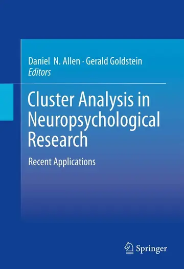 Cover of Cluster Analysis in Neuropsychological Research