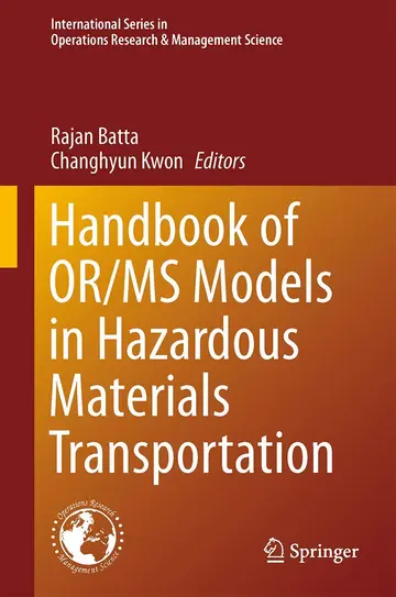 Cover of Handbook of OR/MS Models in Hazardous Materials Transportation