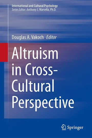 Cover of Altruism in Cross Cultural Perspective (hb 2013)