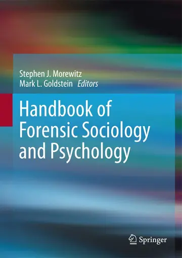 Cover of Handbook of Forensic Sociology and Psychology