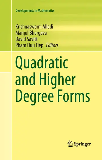 Cover of Quadratic and Higher Degree Forms