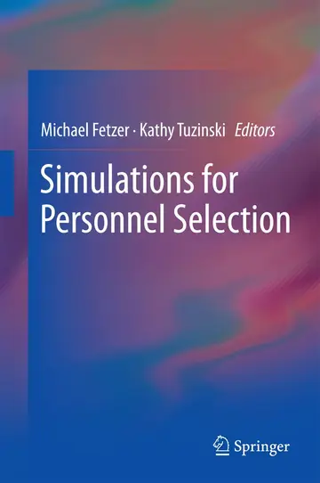 Cover of Simulations for Personnel Selection